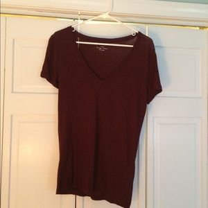 NEW! JCrew Cranberry V-Neck.